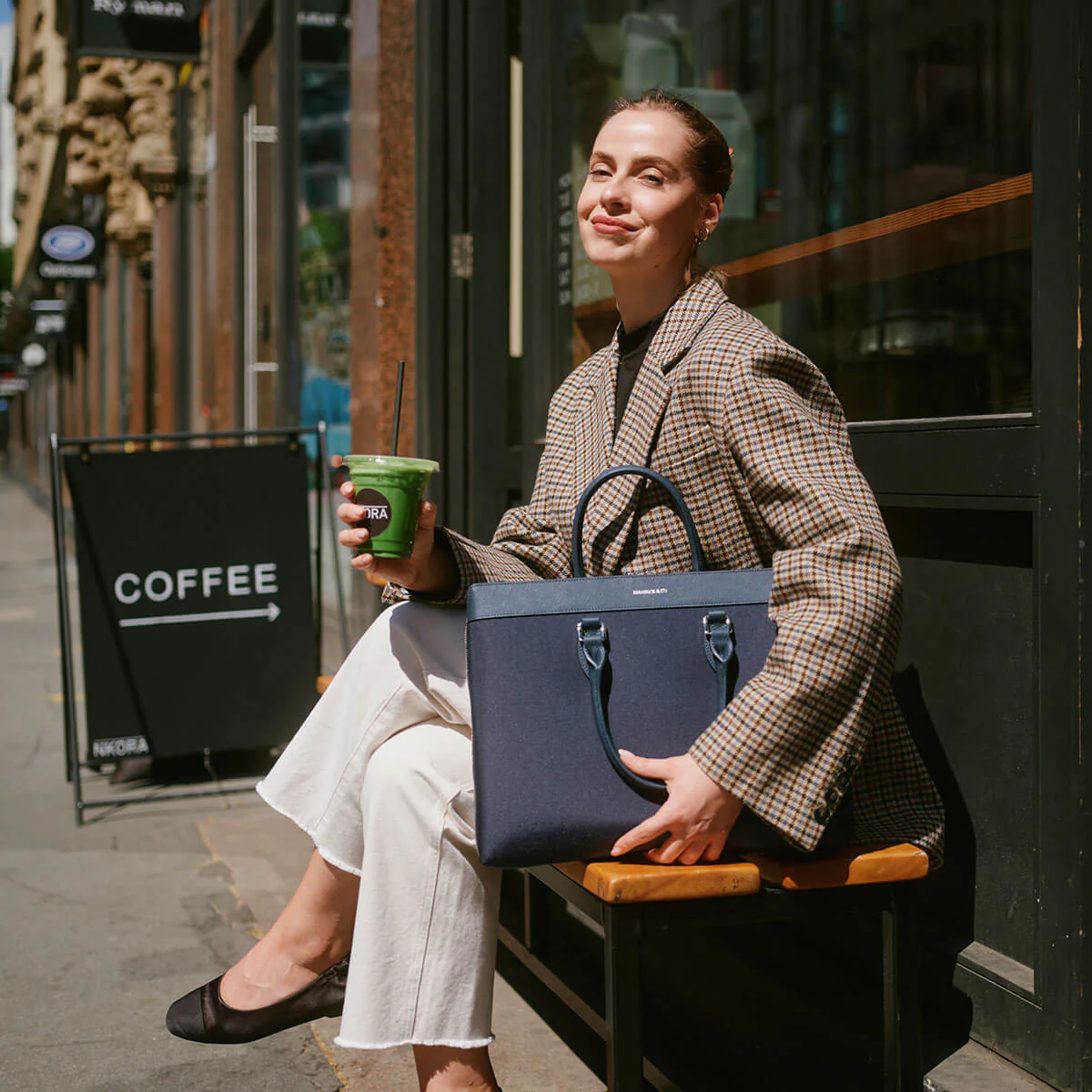 Alpha Leather-Trimmed Briefcase - Image 23