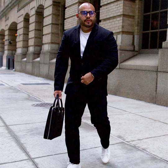 Alpha Leather-Trimmed Briefcase - Image 25