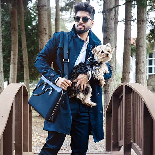 Alpha Leather-Trimmed Briefcase - Image 27