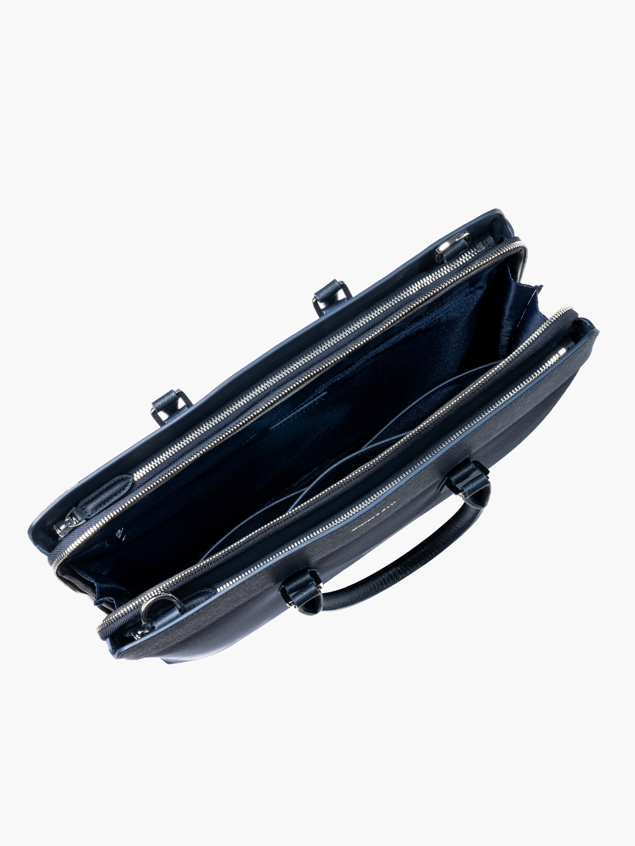 Alpha Leather-Trimmed Briefcase - Image 5