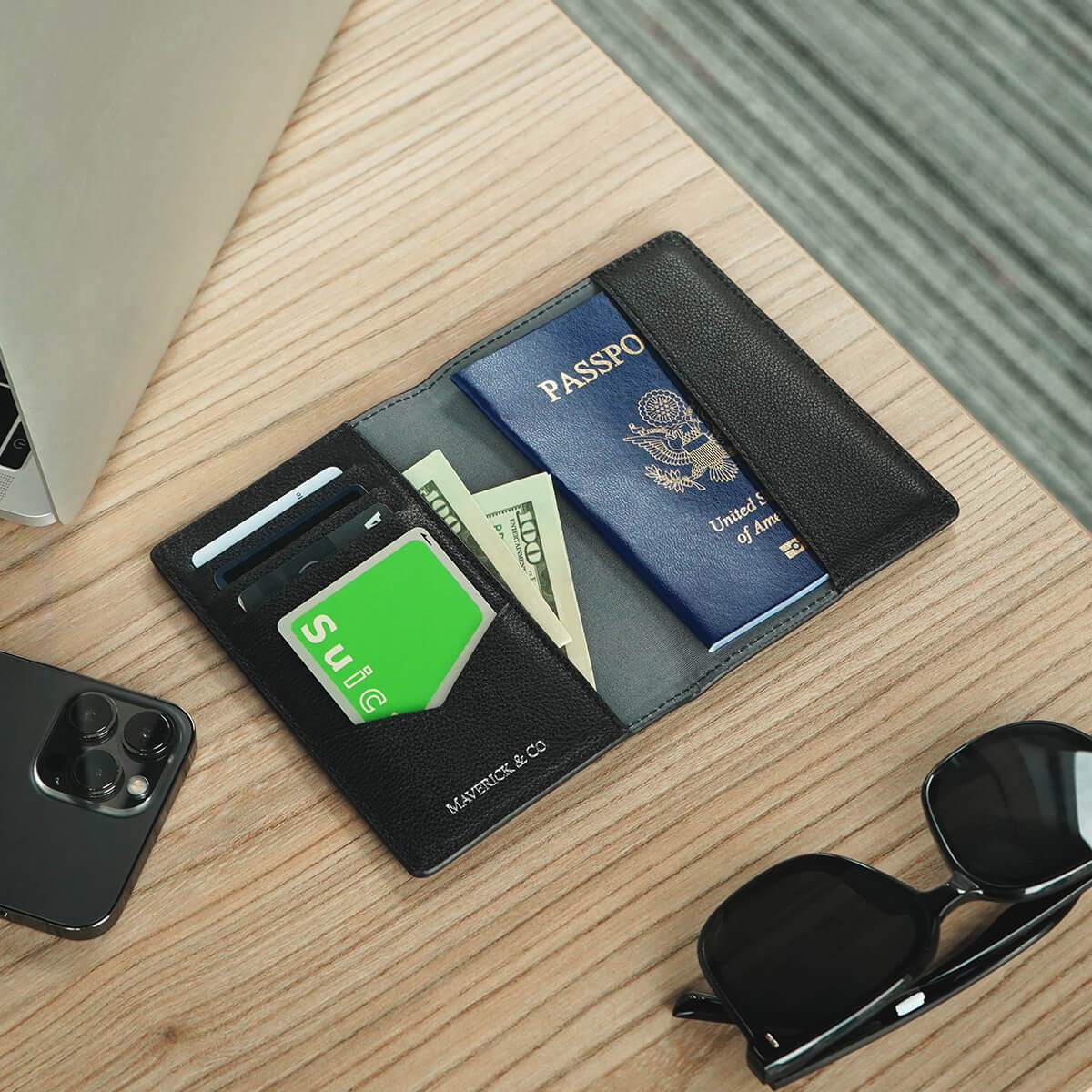 Artis Leather Passport Holder - Image 3