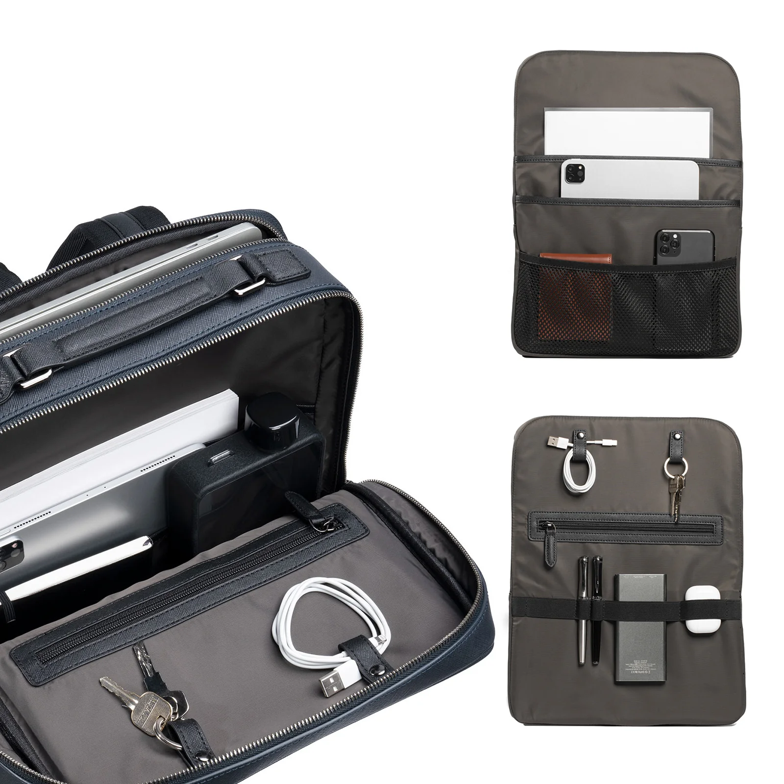 Earthen Recycled Leather Backpack - Image 25