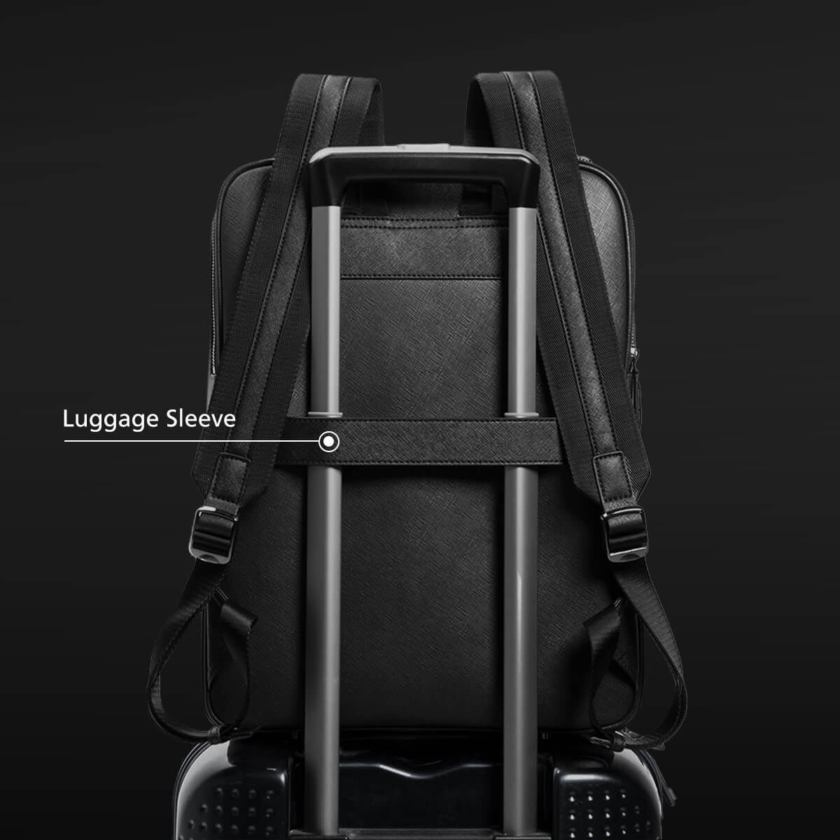 Earthen Recycled Leather Backpack - Image 27