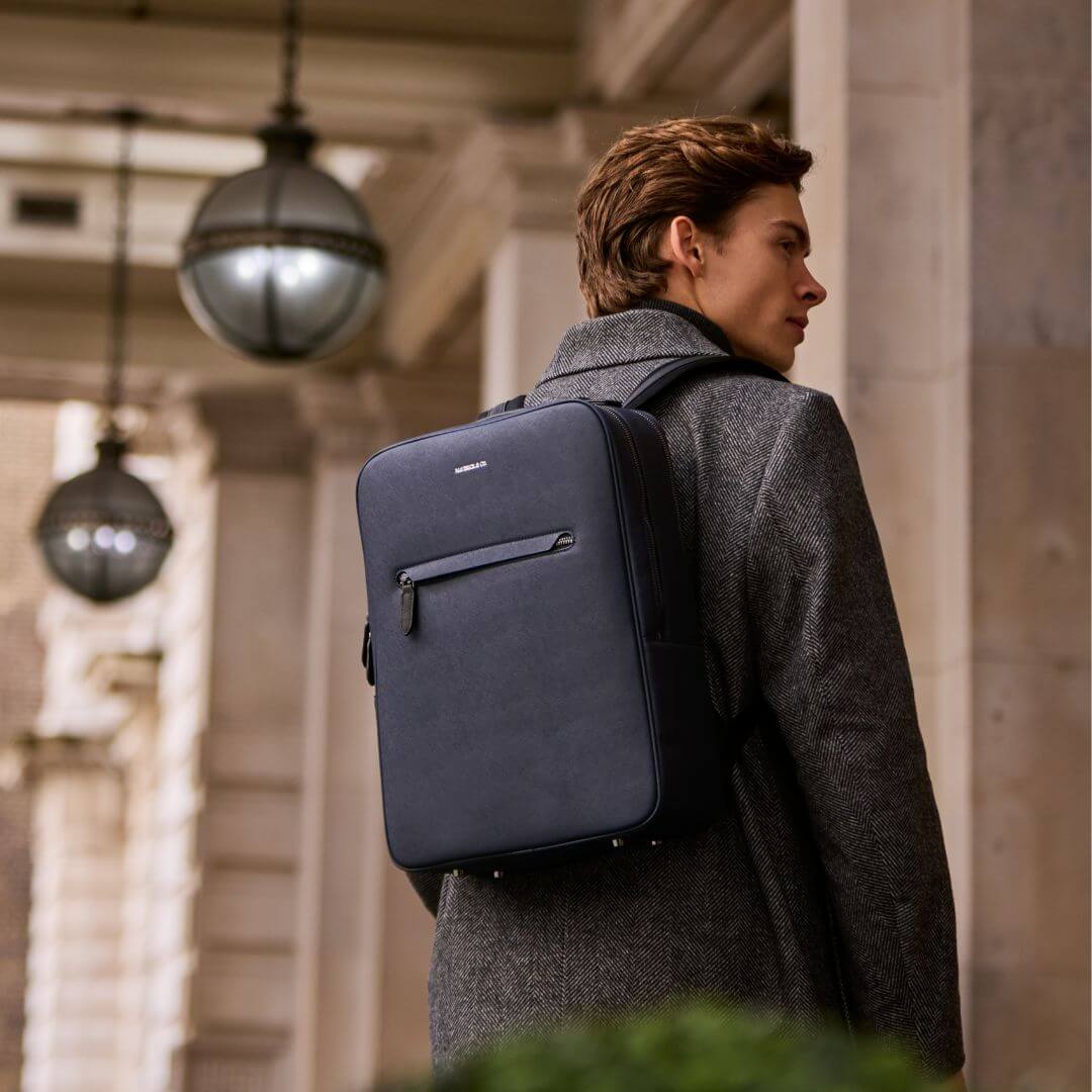 Earthen Recycled Leather Backpack - Image 28