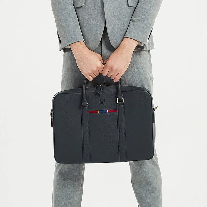 FC Barcelona Leather Briefcase - Image 12