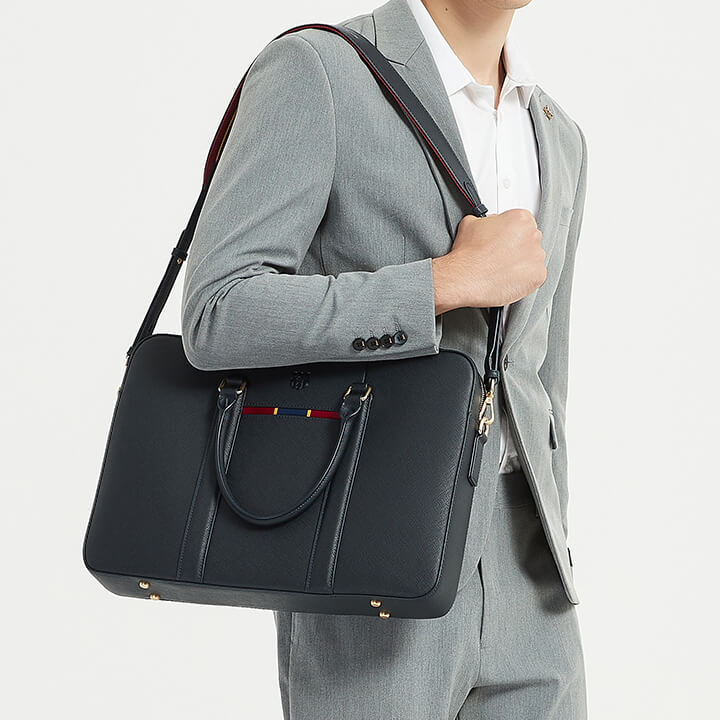 FC Barcelona Leather Briefcase - Image 14