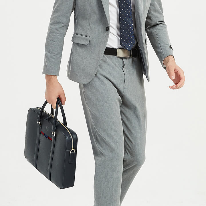 FC Barcelona Leather Briefcase - Image 15