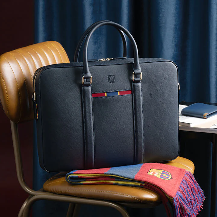FC Barcelona Leather Briefcase - Image 16