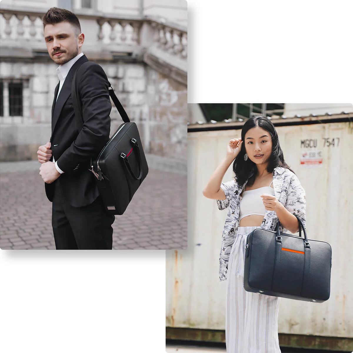 Manhattan Leather Briefcase - Image 45