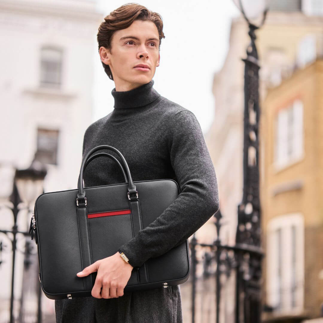 Manhattan Leather Briefcase - Image 47