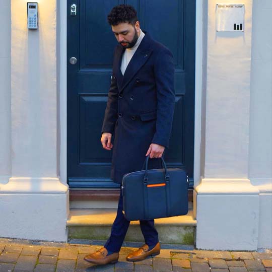 Manhattan Leather Briefcase - Image 55