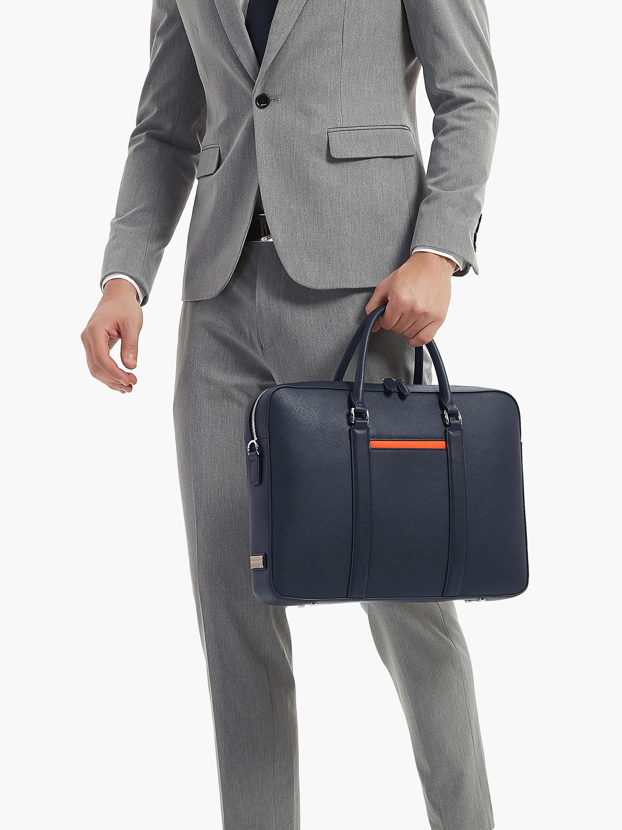 Manhattan Leather Briefcase - Image 8