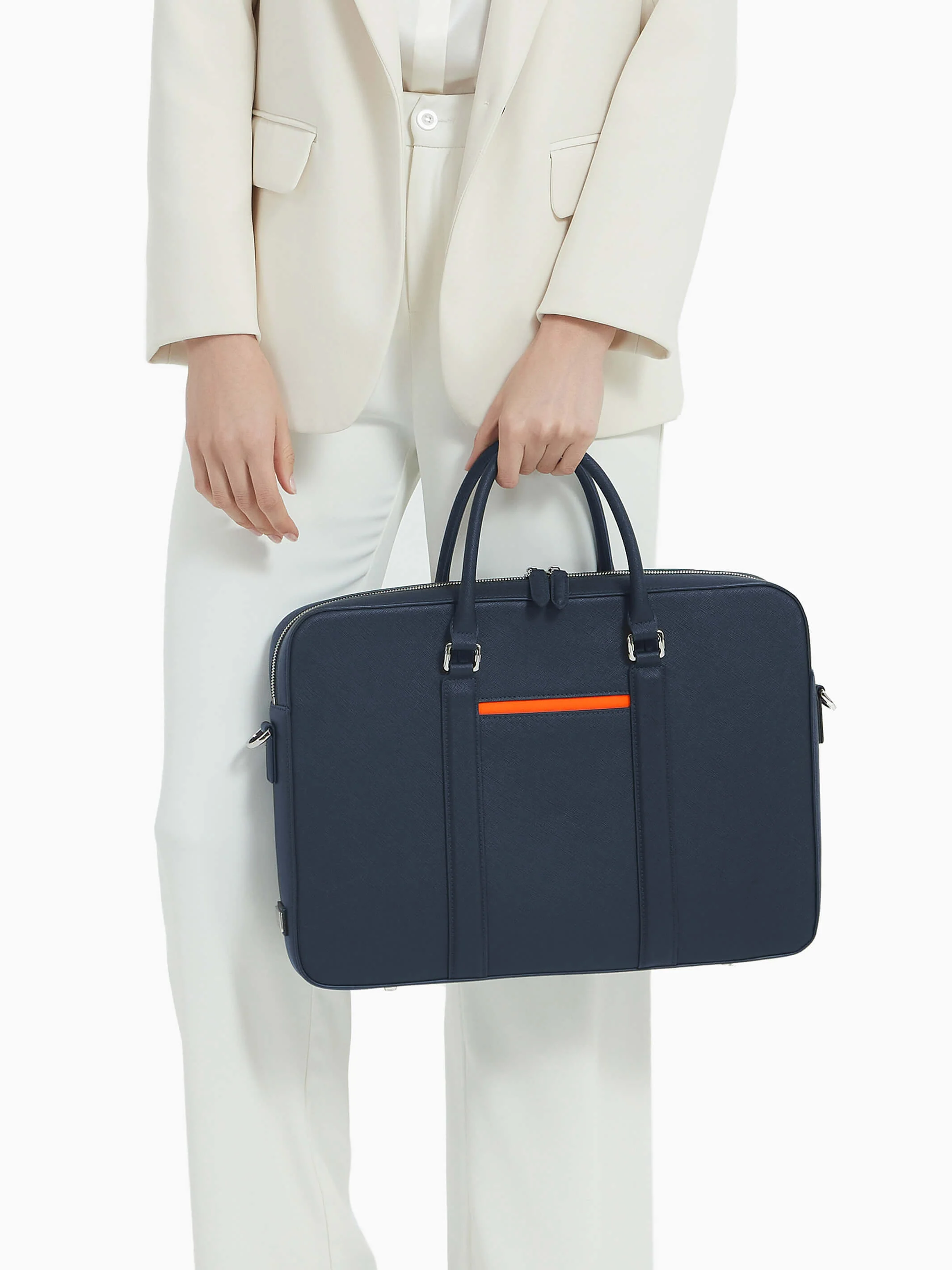 Manhattan Leather Briefcase - Image 9