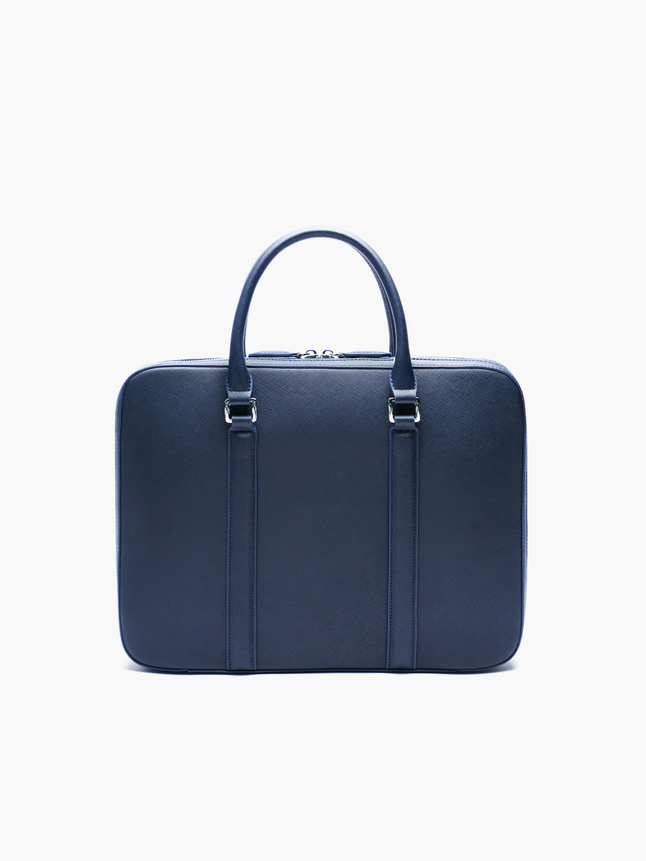 Manhattan Slim Leather Briefcase - Image 12