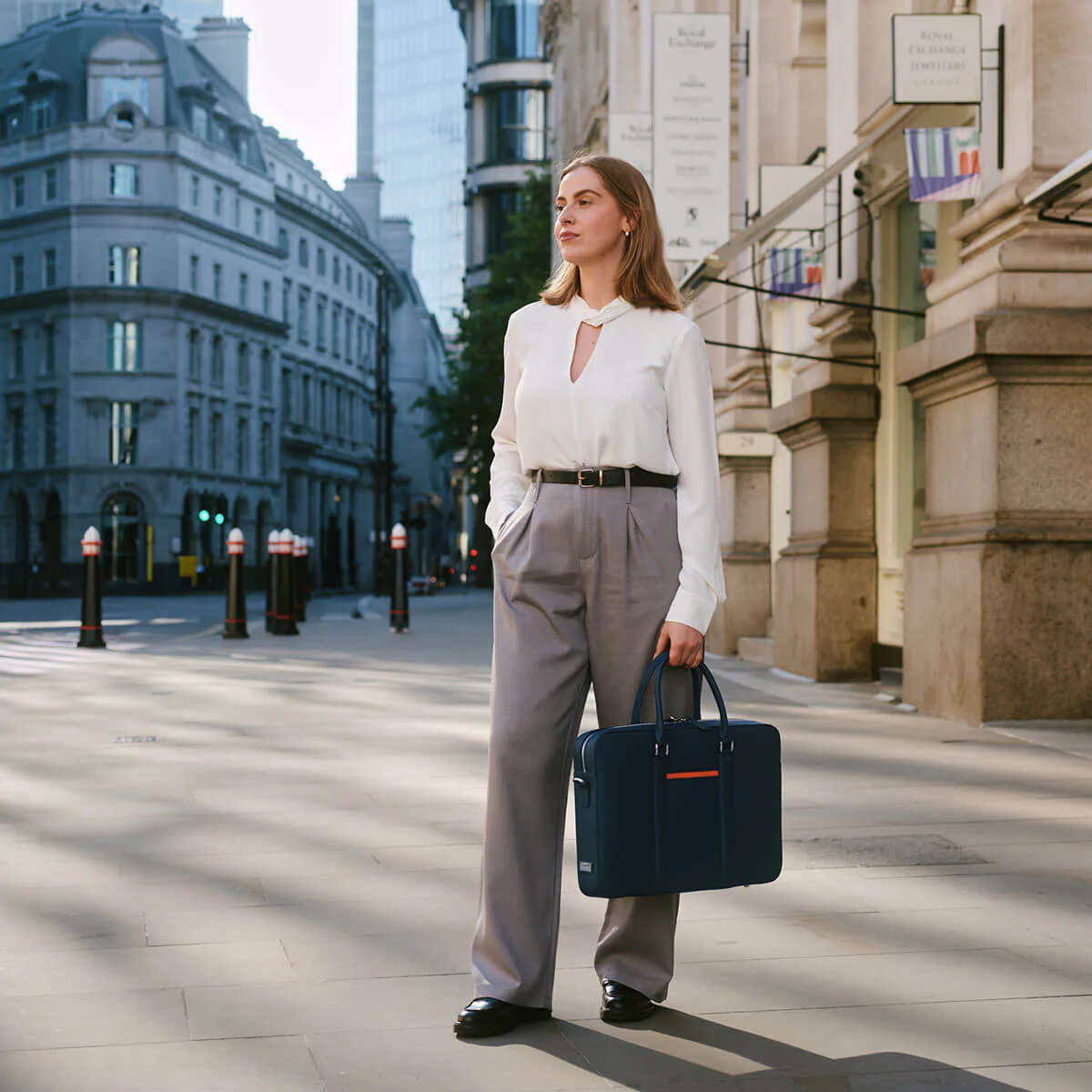 Manhattan Leather Briefcase - Image 48