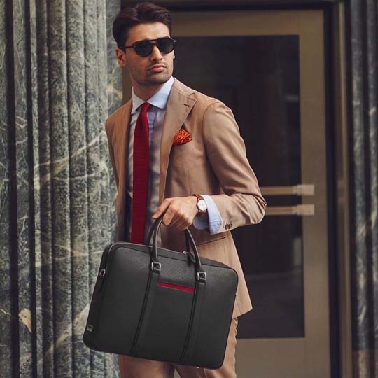 Manhattan Leather Briefcase - Image 52
