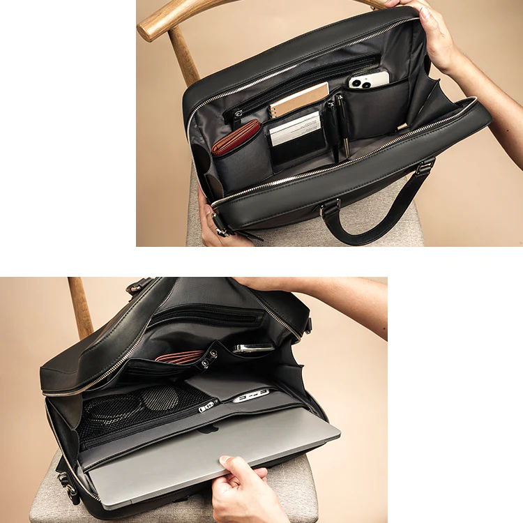 Windsor Deluxe Leather Briefcase - Image 11